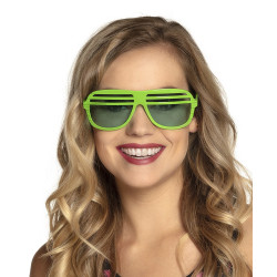 Neonové brýle s mřížkou